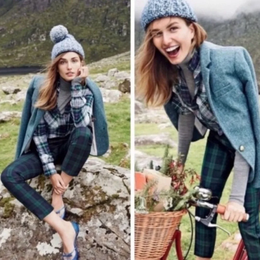 J. Crew Blue Herringbone Campbell Blazer - Picture 4 of 10